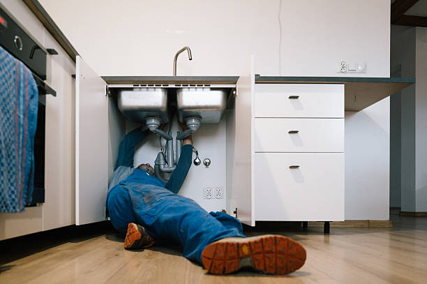Professional Plumbing technician working in New York Mills, MN